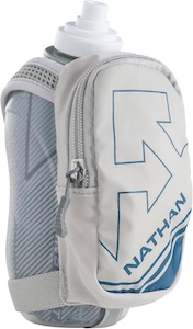 Insulated handheld running water bottle